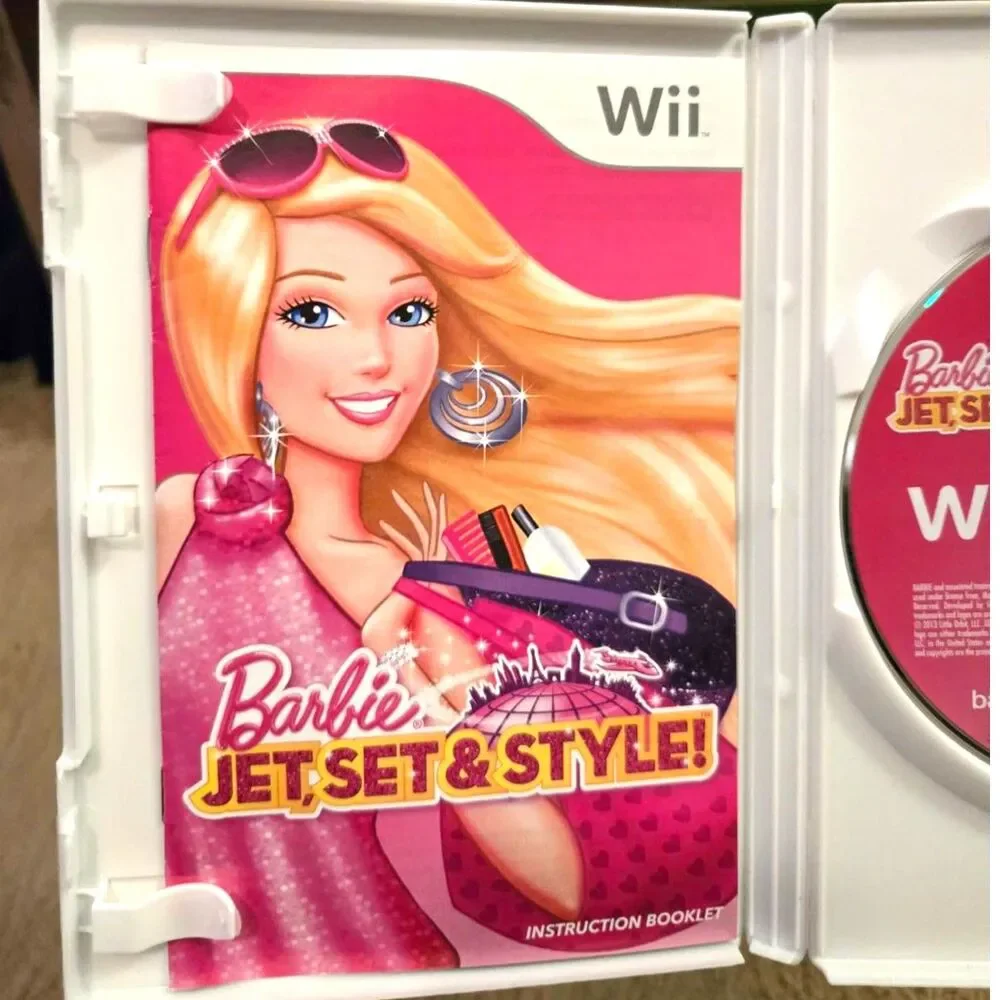 Barbie: Jet, Set & Style! Nintendo Wii (CIB w/ Manual)